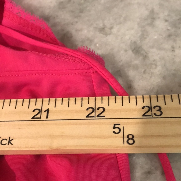 Miss Elaine Night Gown Womens Medium Pink Rose Mid Length Silky Flowy Minimalist - Picture 7 of 8